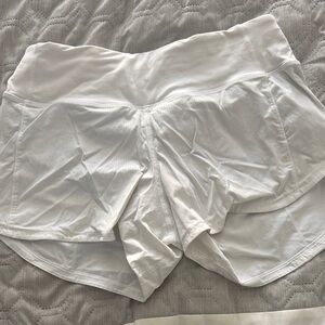 lululemon athletica White Athletic Shorts